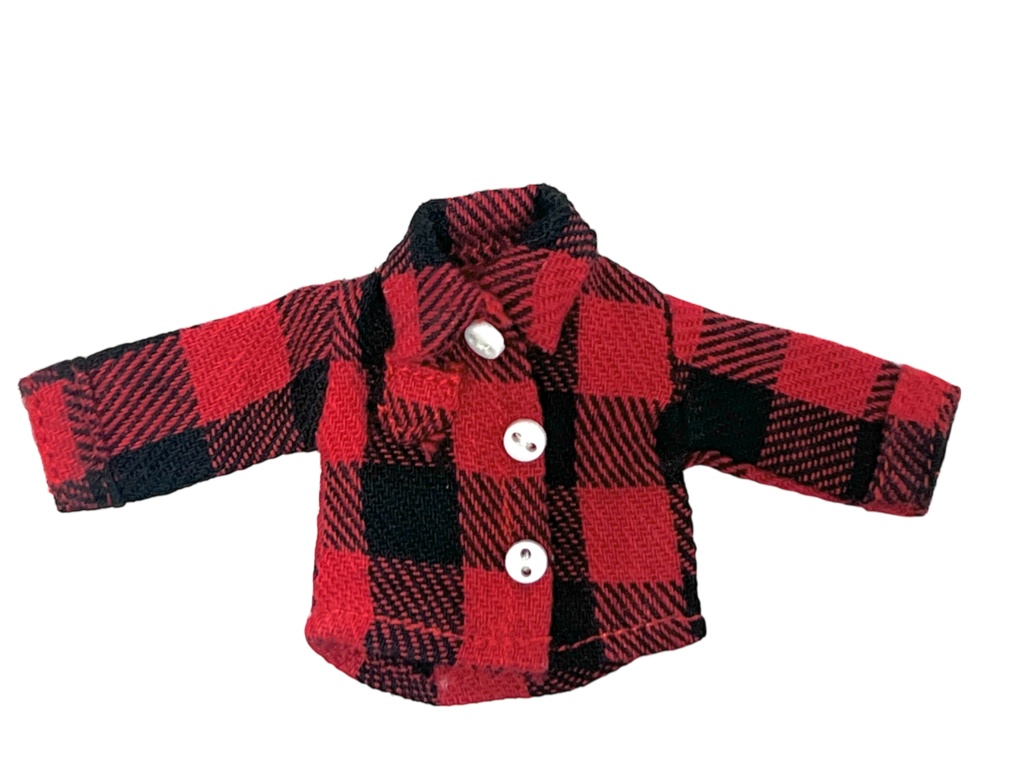 チェック柄アウターシャツ