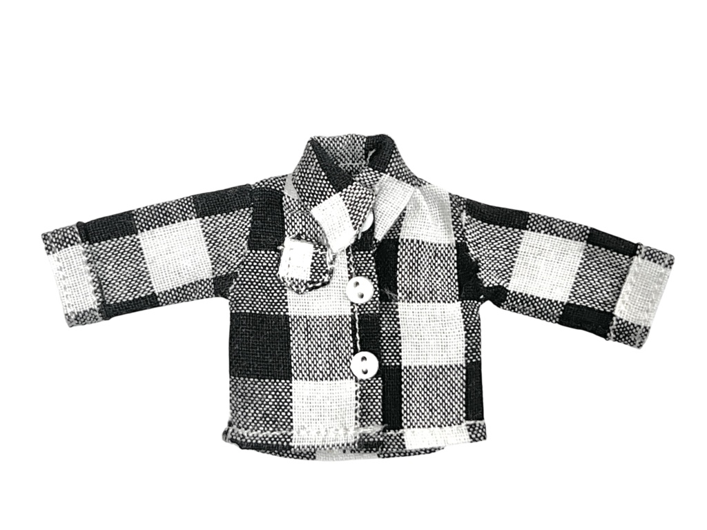チェック柄アウターシャツ