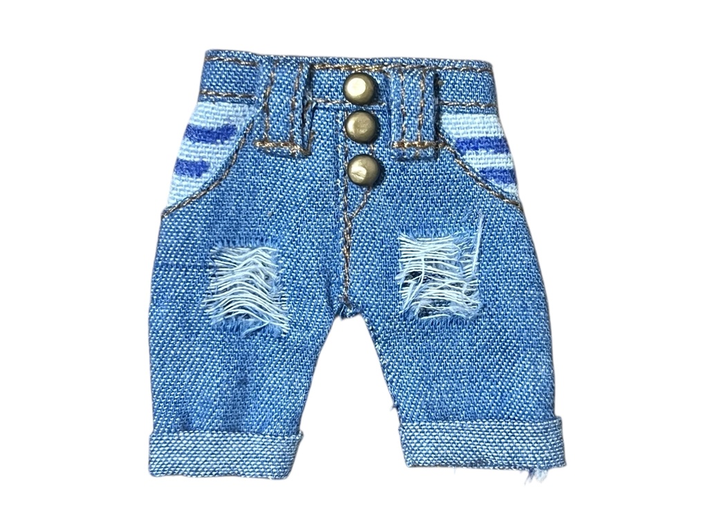 ダメージデニム(ねんどろいどどーる専用サイズ)