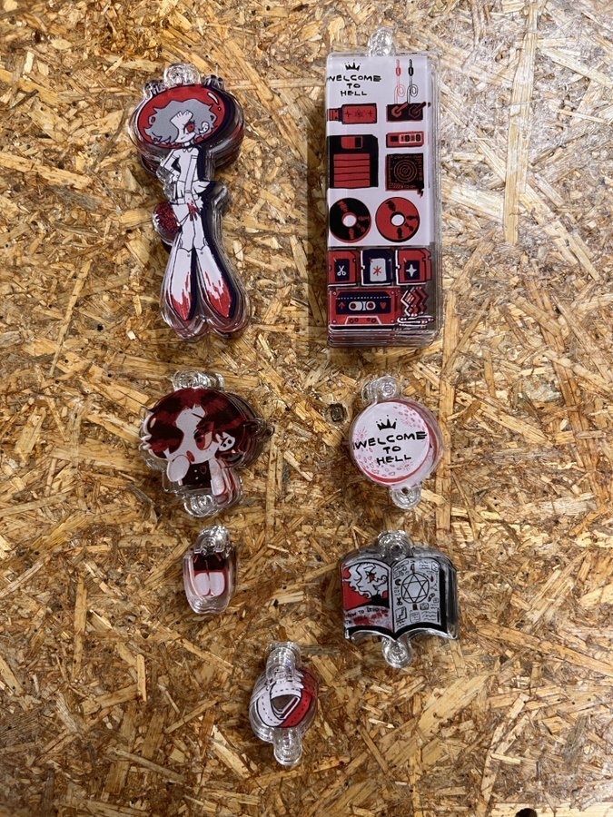 【プロトタイプ】アクリルキーホルダー3点セット