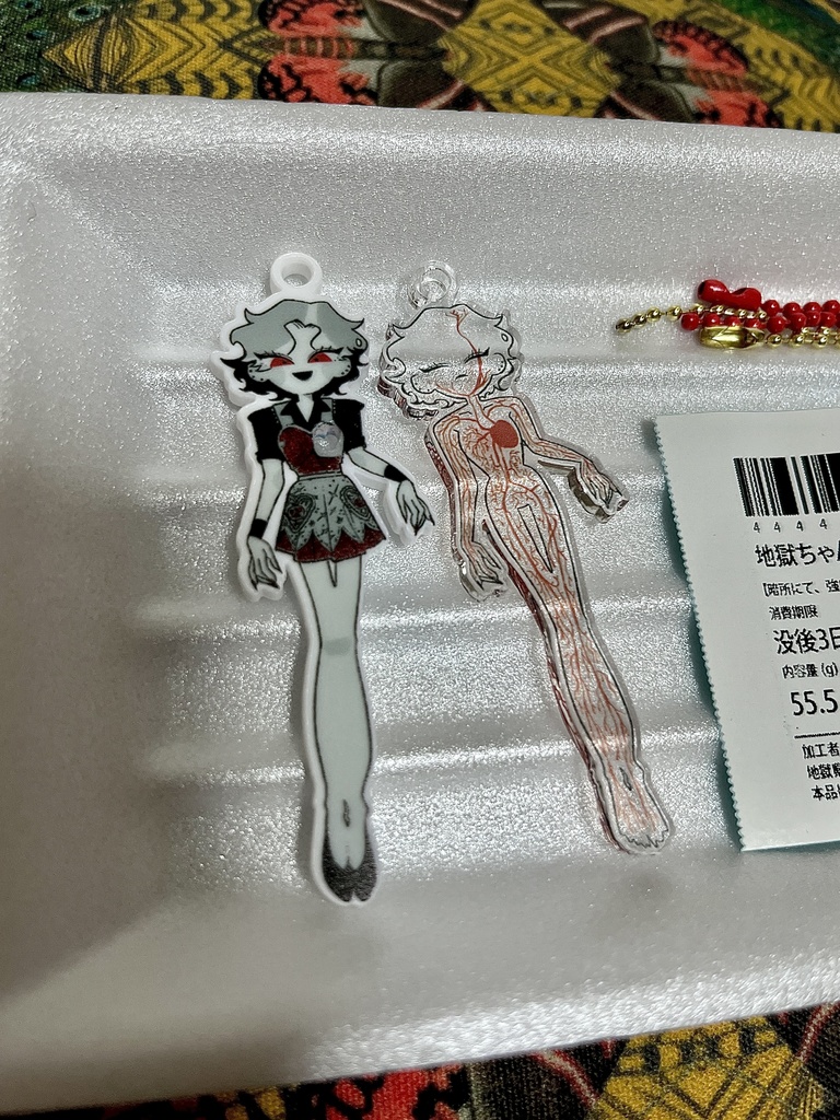 地獄ちゃん・標本アクリルパック(解剖済・2枚セット)