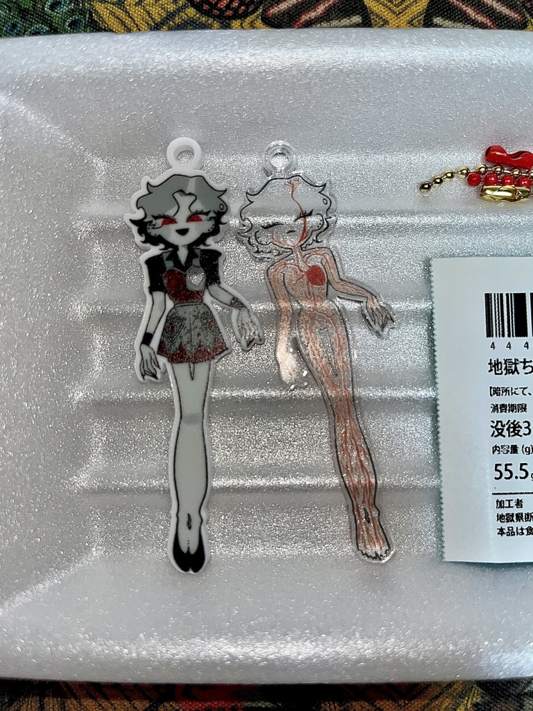 地獄ちゃん・標本アクリルパック(解剖済・2枚セット)