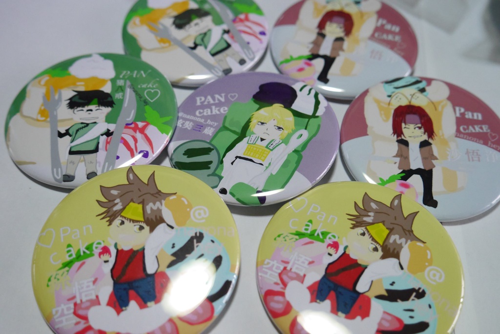 最遊記パンケーキ缶バッジ