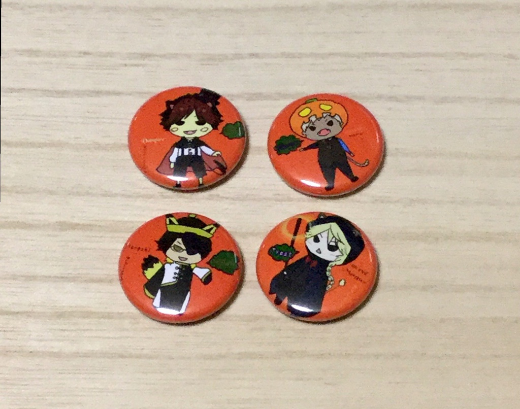 Sczハロウィン缶バッジ Tips Booth