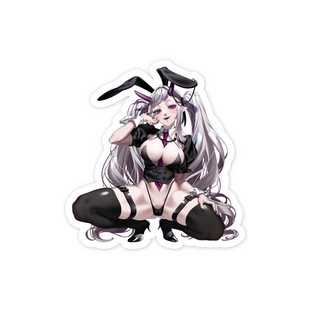 バニーちゃん(笑顔)ステッカー