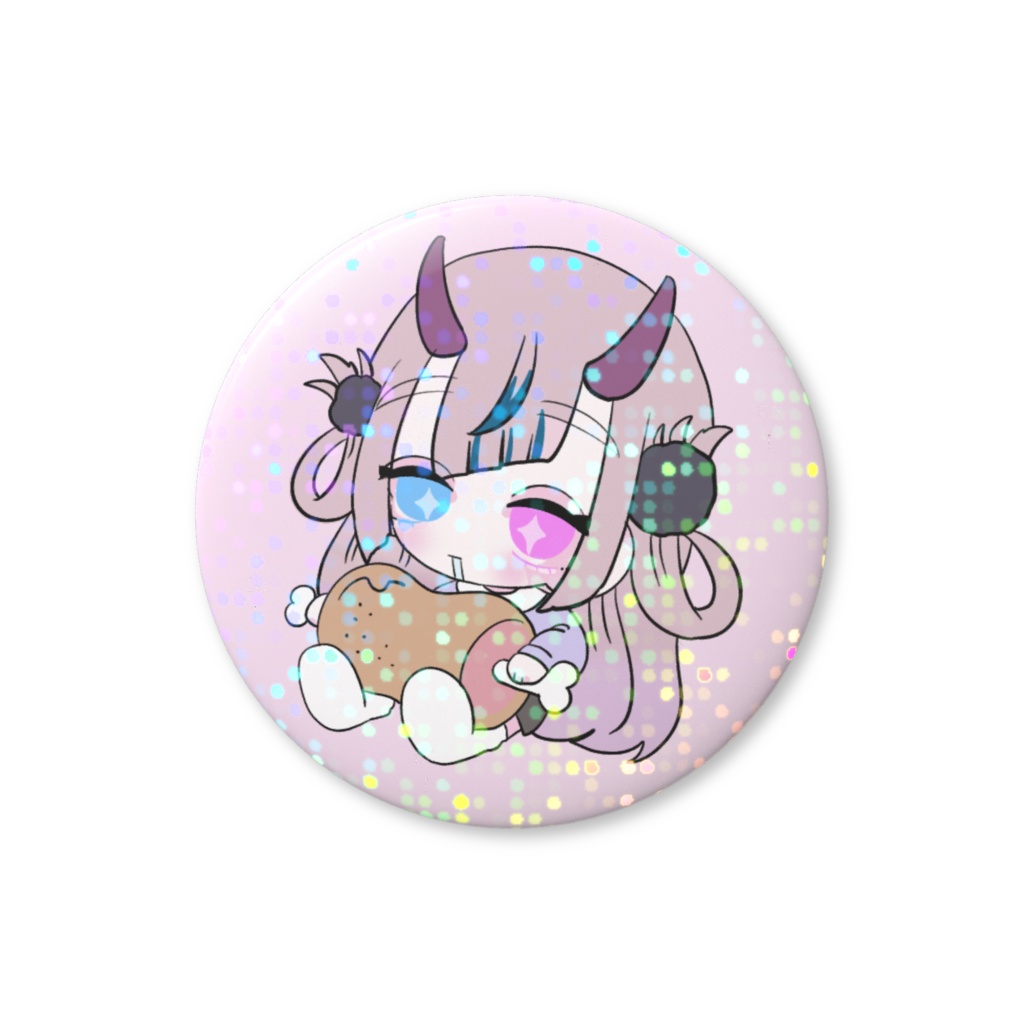 ホログラム缶バッチ