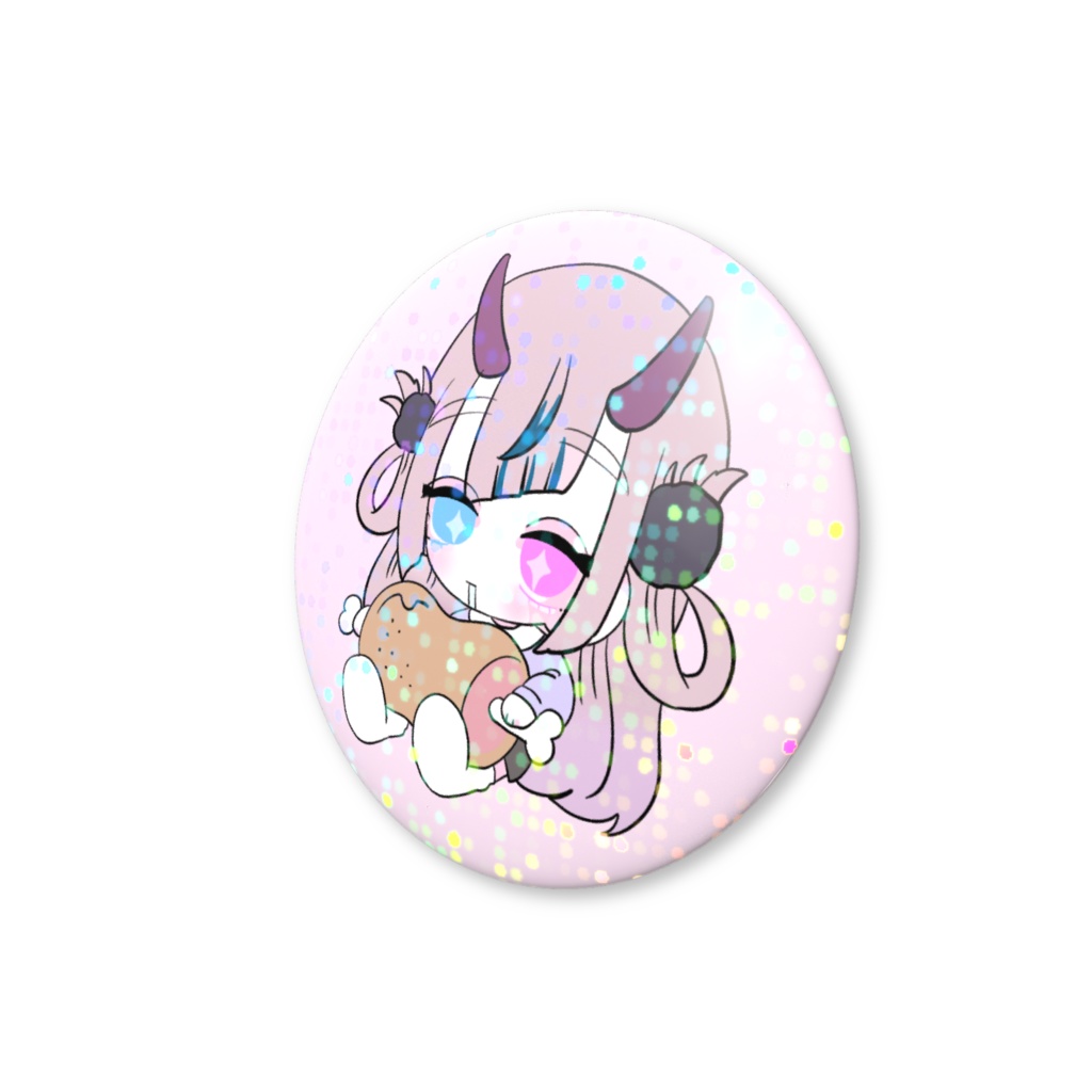 ホログラム缶バッチ