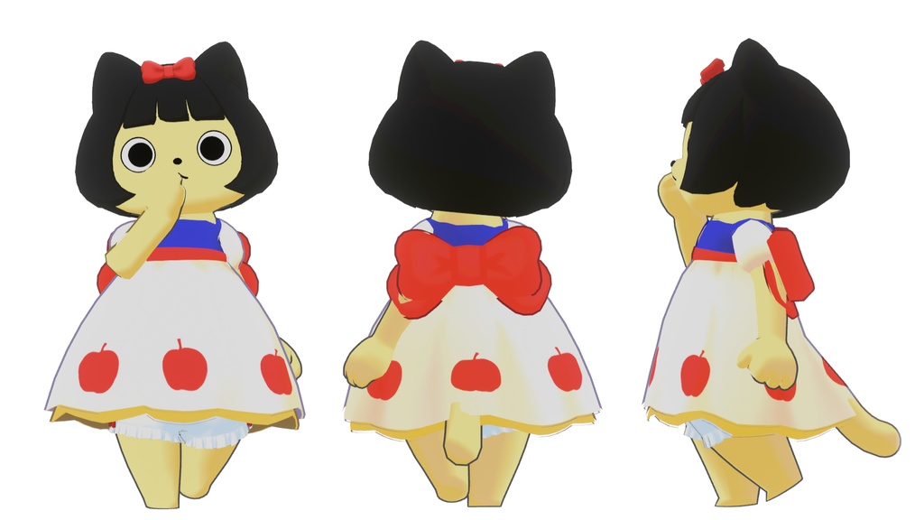 きびちゃん童話シリーズ①「白ネコ姫」#白ネコ姫