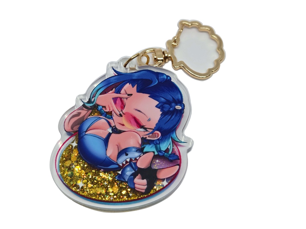 水着ジャンカークイーン　オイルグリッターアクキー