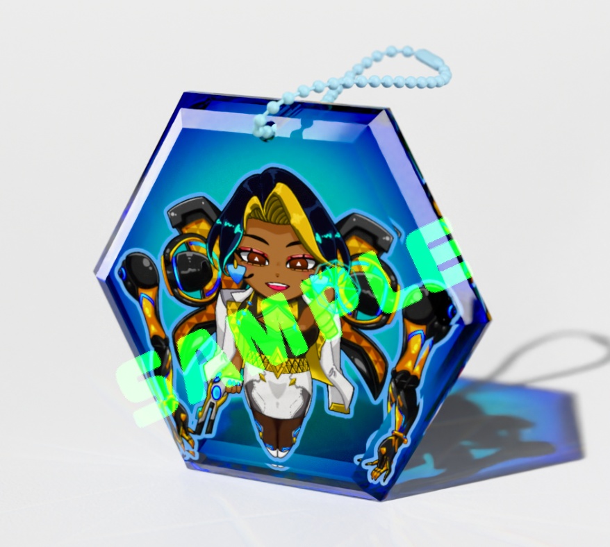 [Overwatch]ドミナ　ジュエルアクリルキーホルダー