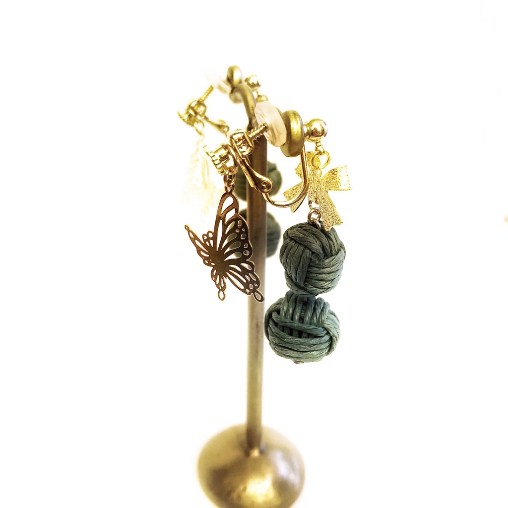 【ドリフターズ】モチーフイヤリング【与一&義経】