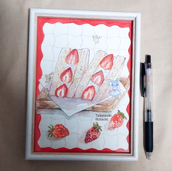 【原画】いちごサンド作り隊