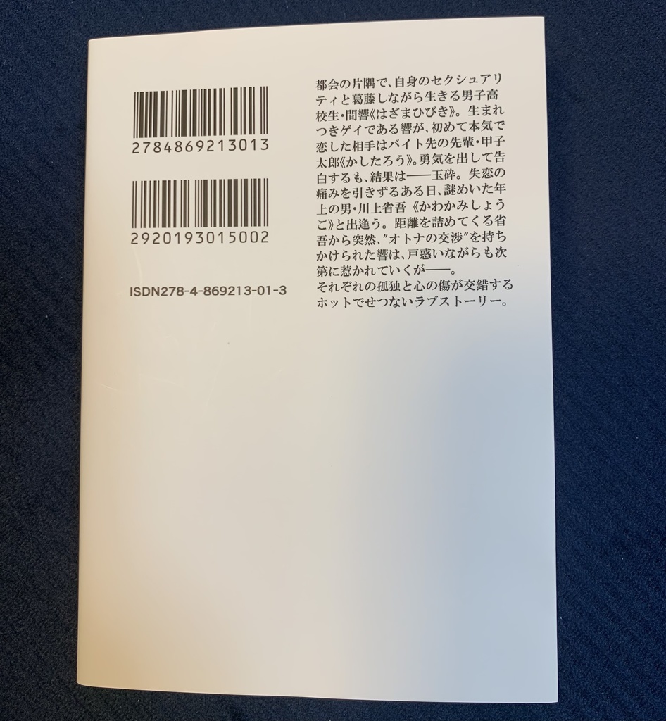 ぼくのすきぴは漢《メンズ》です。上