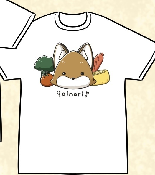 おいなりTシャツ