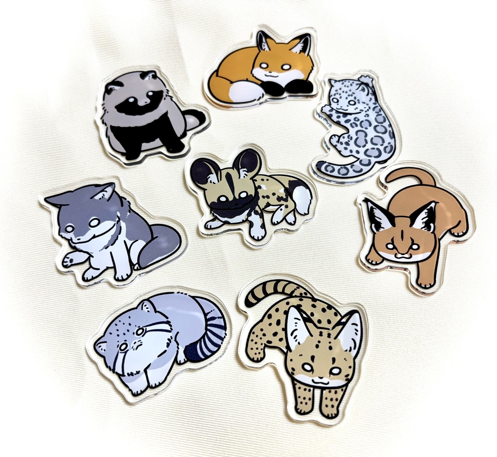 おさえる！動物マグネット