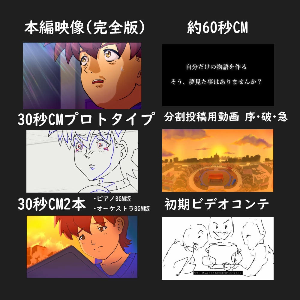 自主制作アニメ「るっくあっとみぃ!」アニメ本編+映像特典パック(MP4/フルHD)