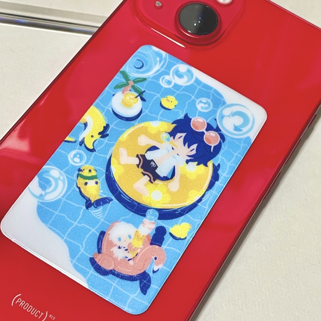 サマーバケーションスマホ冷却シート+おまけ