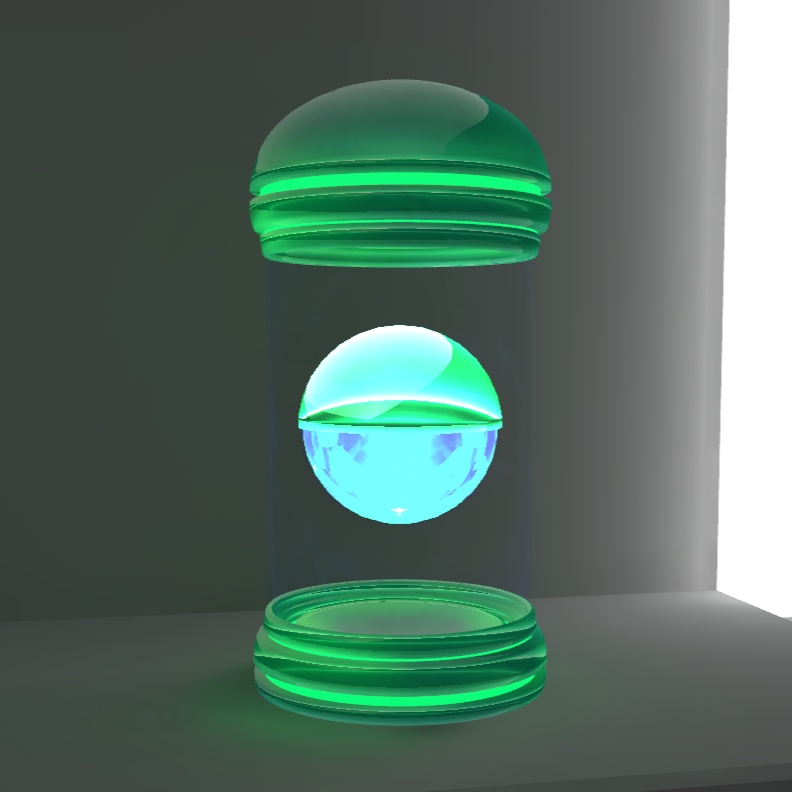 Orb Light|浮遊回転式エネルギーコアライトセット【VRChat対応】