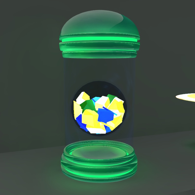 Orb Light|浮遊回転式エネルギーコアライトセット【VRChat対応】