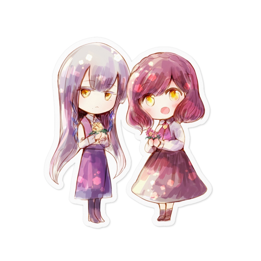 【いつかきみが忘れても】AちゃんBちゃんステッカー