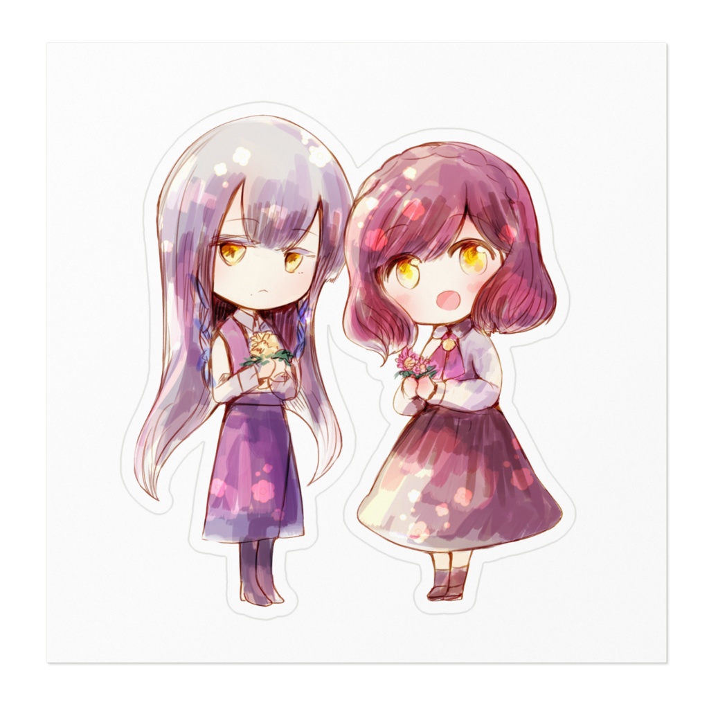 【いつかきみが忘れても】AちゃんBちゃんステッカー