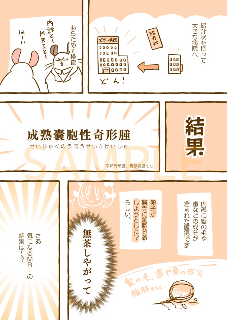 【DL版】はじめて手術した話。VS卵巣嚢腫