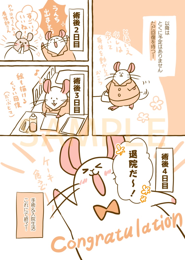 【DL版】はじめて手術した話。VS卵巣嚢腫