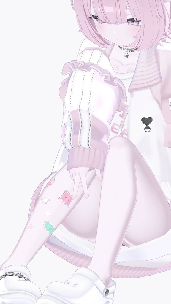 ☆Puffy Wink!☆Hologram Sticker texture【3アバター対応】