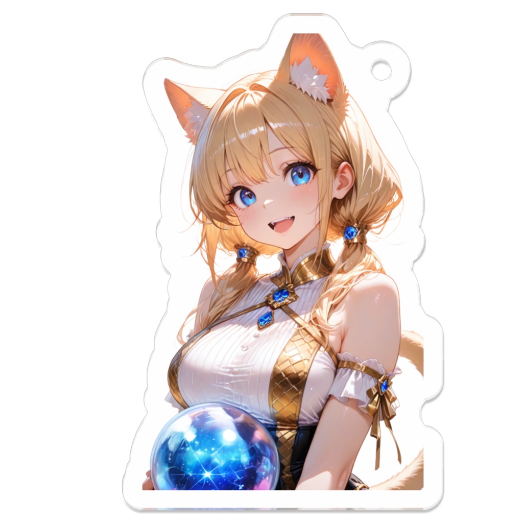 1000f記念☆「猫神さま」のアクキーです🐾