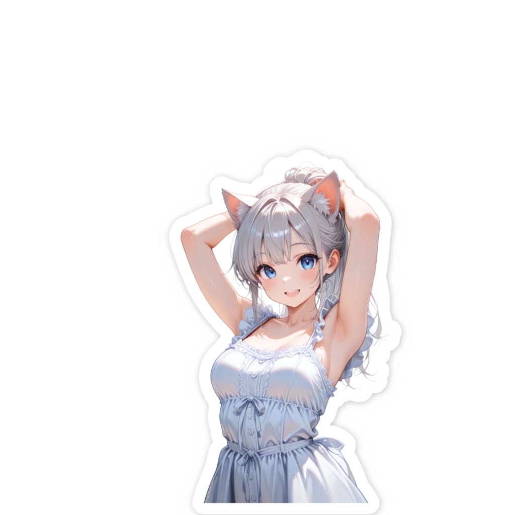 1000f記念に、スマホステッカー作っちった。