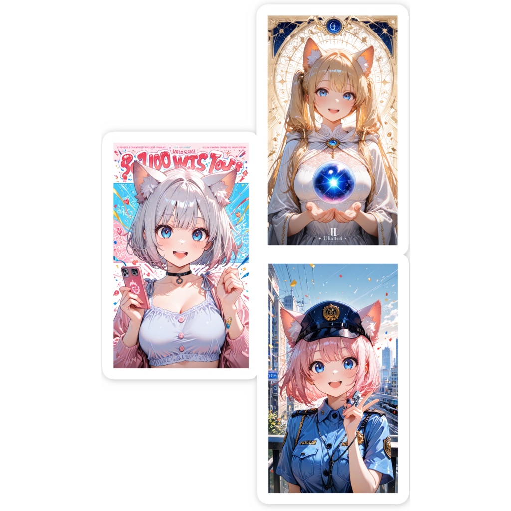 1,000f記念☆スマホステッカー