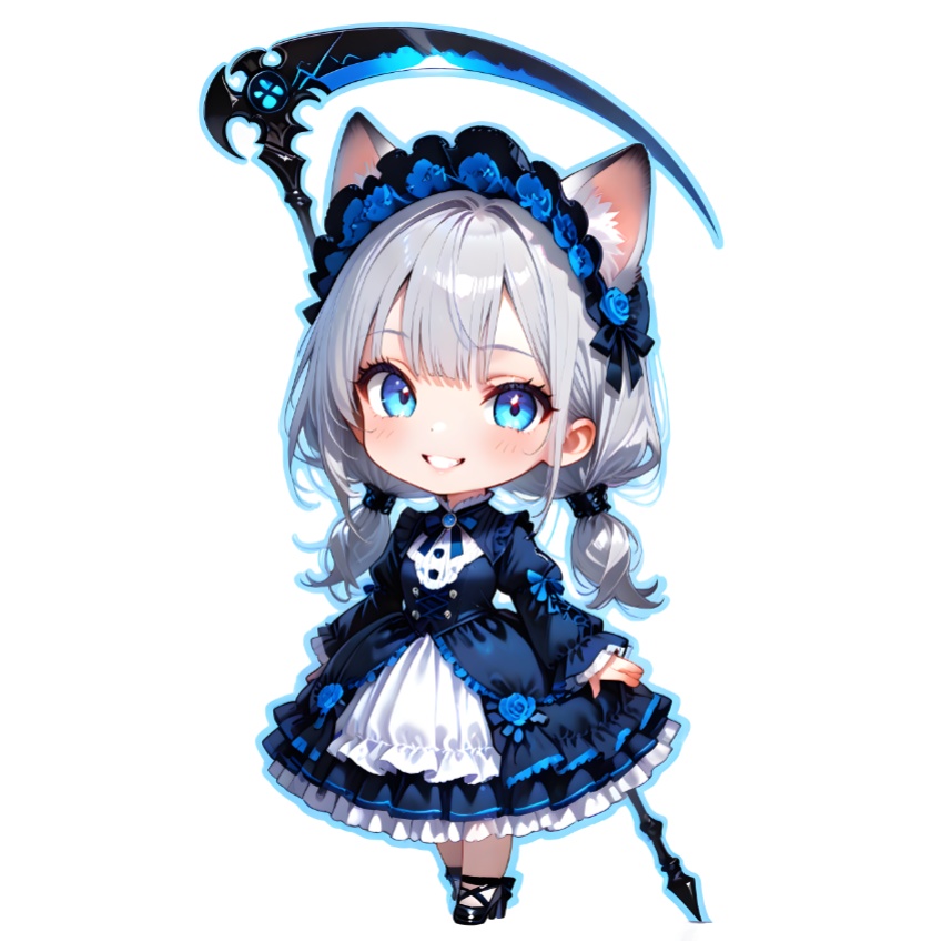 2,000f達成記念☆ステッカーReaperKey青!