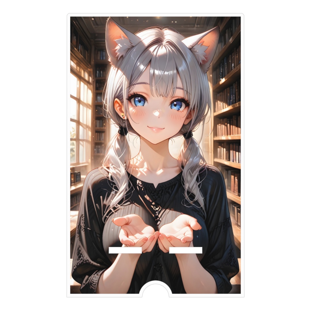 2,000f記念のスマホスタンド☆「スマホはあたしがもっとくからさ、がんばっちくり♡」