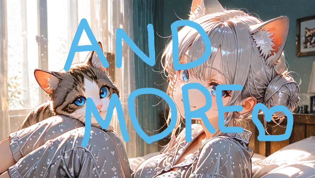 祝☆2,000f達成感謝!! 限定PC壁紙用イラスト8枚セット🐾(*´ω`*)あたしも使ってるヨ🐾