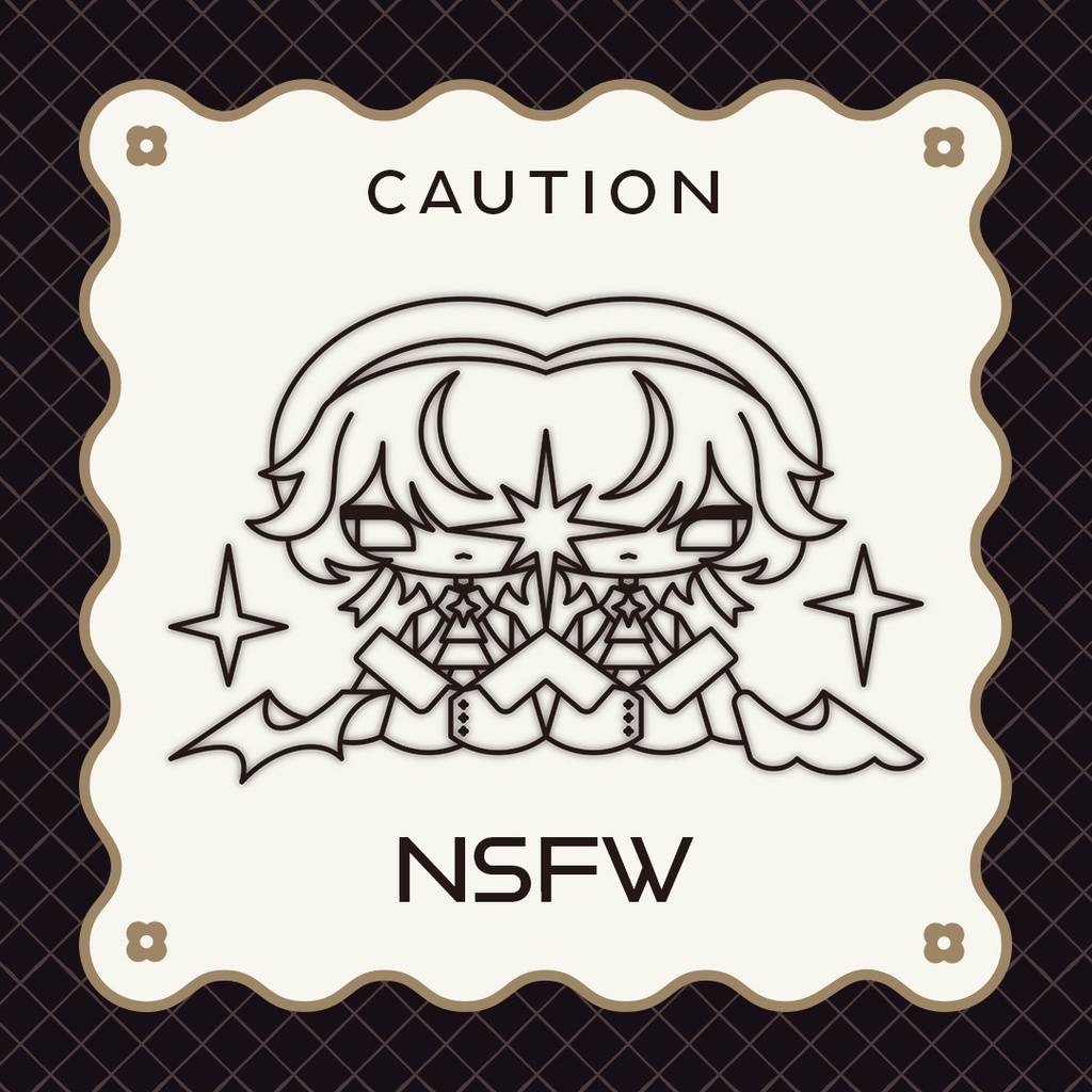 缶バッヂ♡星乃かなたのふわふわランジェリー