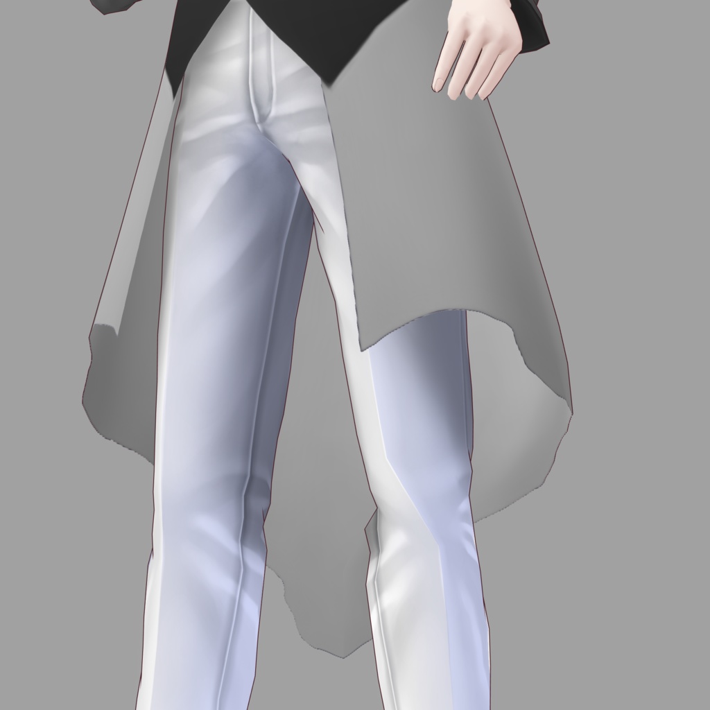 【C2&C】シンプルペプラムベスト