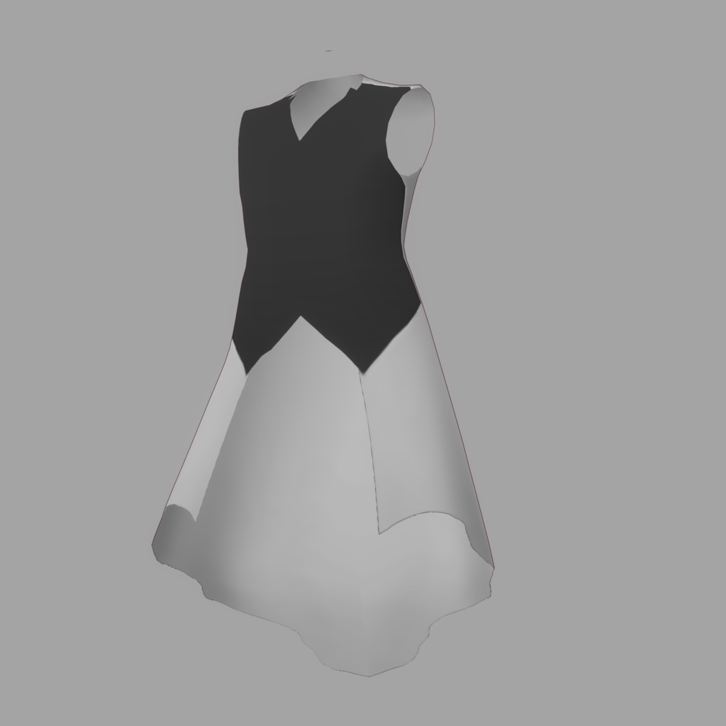 【C2&C】シンプルペプラムベスト