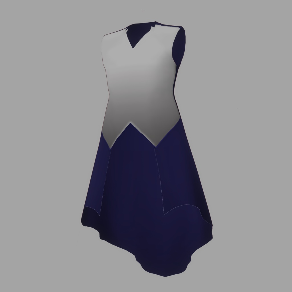 【C2&C】シンプルペプラムベスト