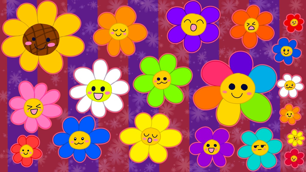 Floral Kawaii