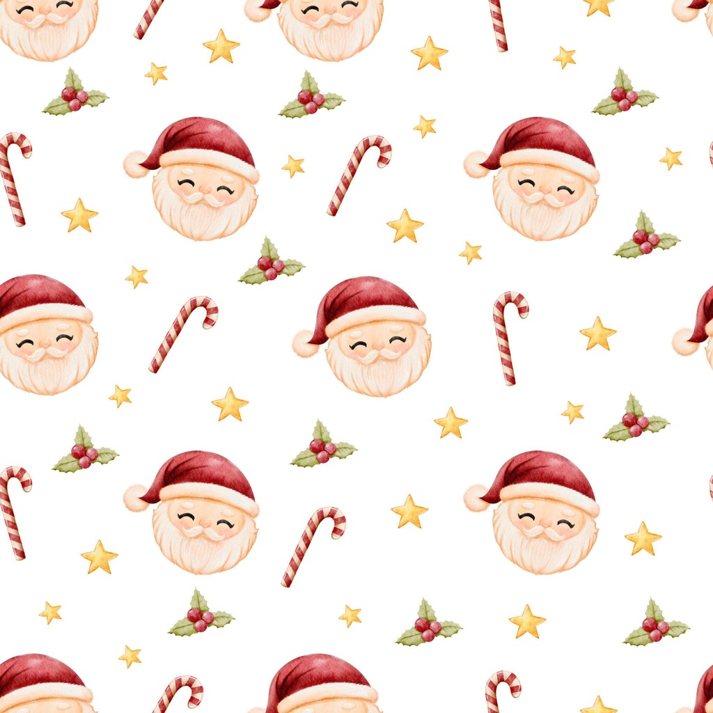 クリスマス デジタルペーパー5枚セット|クリスマスかわいい背景素材 PNG