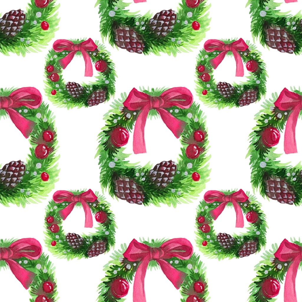 クリスマス デジタルペーパー5枚セット|クリスマスかわいい背景素材 PNG