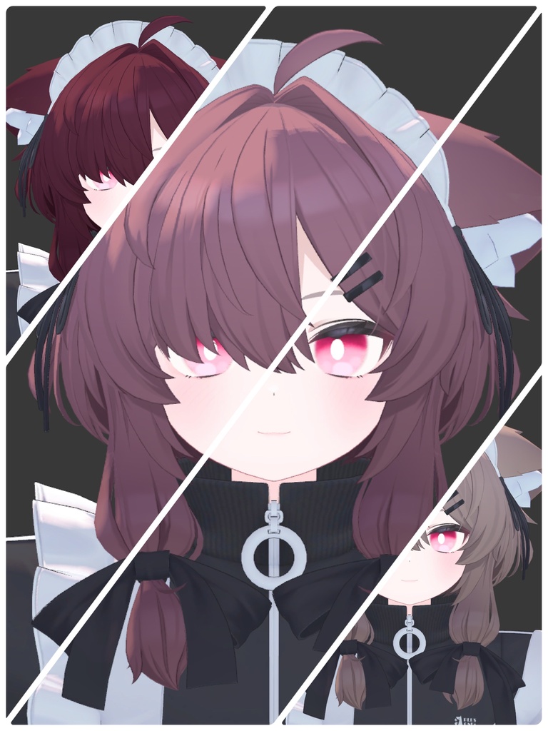 【無料】真冬用くすみからーヘアテクスチャ【全155色】