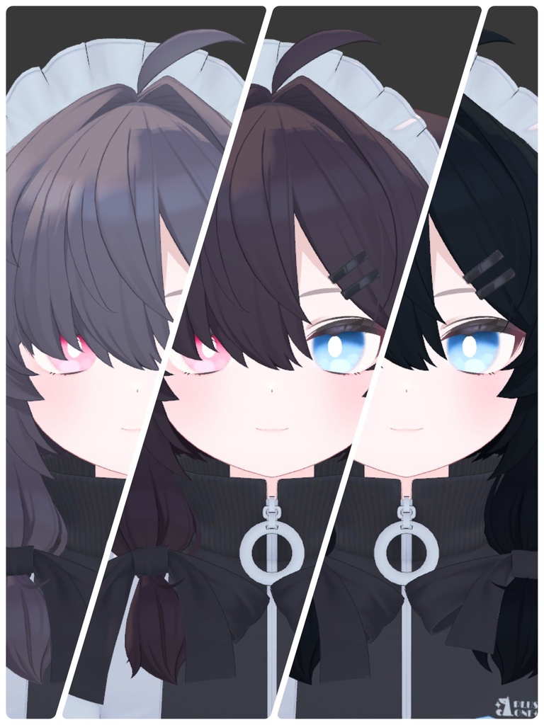 【無料】真冬用くすみからーヘアテクスチャ【全155色】