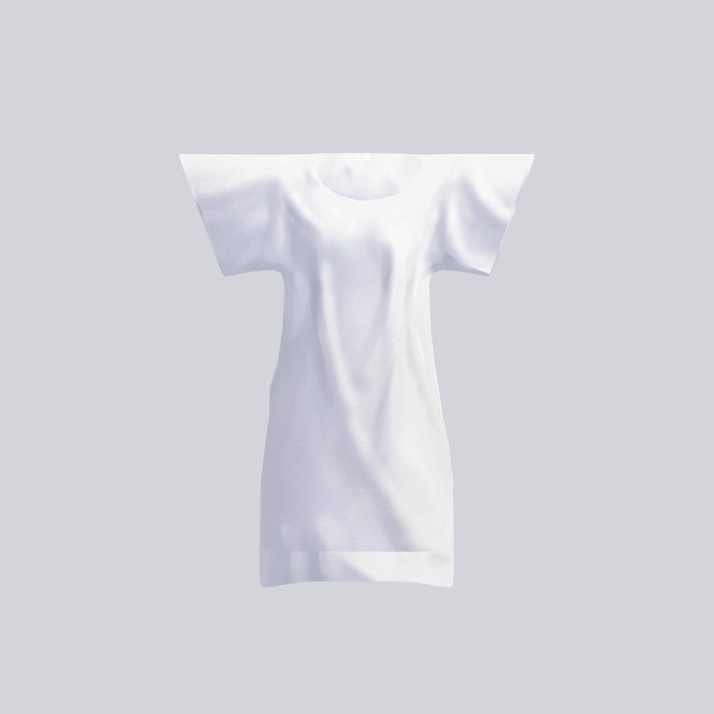 だるゆるシャツ 【真冬】【シアン】