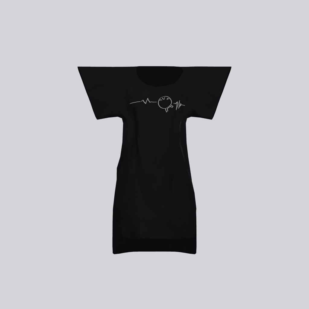 だるゆるシャツ 【真冬】【シアン】