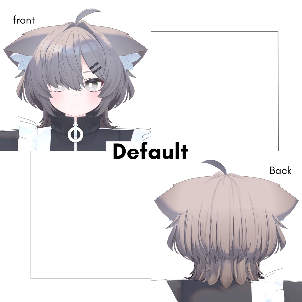 【真冬用】♡🐺Wolf hair parts🐺♡