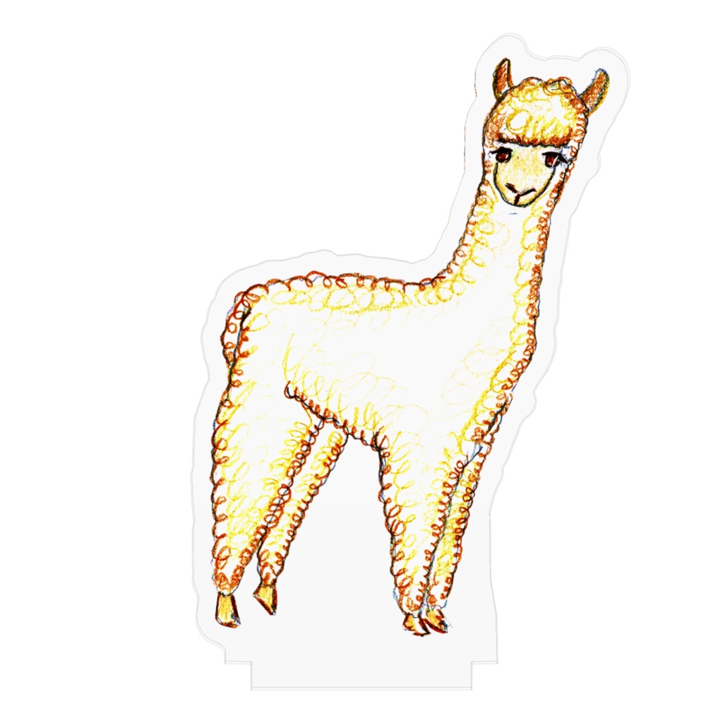 アクリルアルパカフィギュア