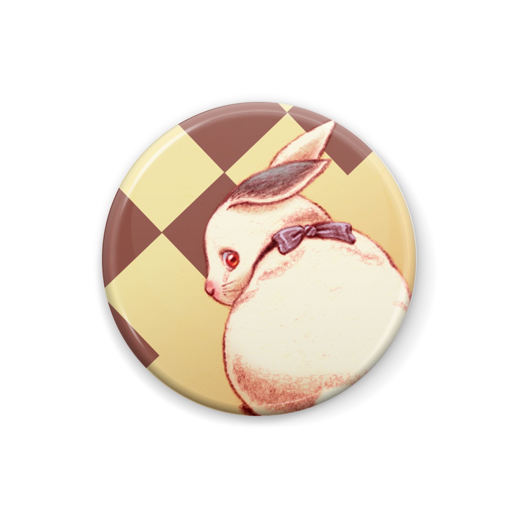 缶バッジ　うさぎ