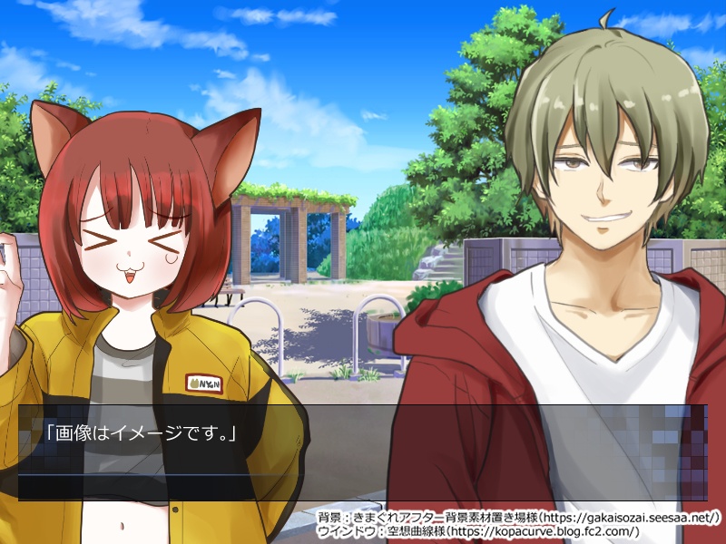 立ち絵素材(パーカー男子 表情12種類)