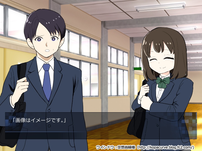 立ち絵素材(高校生の男女 各4種類+2)